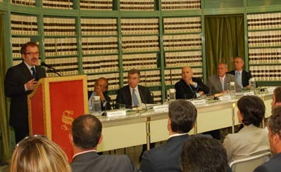 Da dx: Scandurra, P. Grasso, T. Grasso, Mantovano, Marino, Maroni.