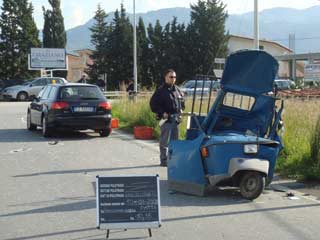 Il luogo dell'incidente