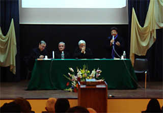 Il tavolo dei relatori