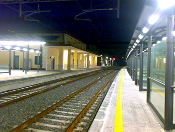 La stazione ferroviaria di Patti